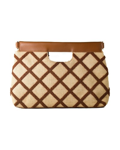 Sac à main Femme Laura Ashley Valetta Matelassé Tan - 30x20x9cm - Élégant et Raffiné
