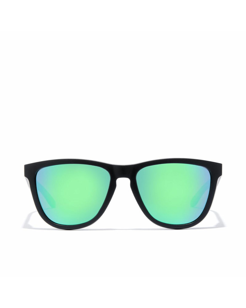 Hawkers One Raw - Occhiali da Sole Polarizzati Nero Verde Smeraldo (55.7mm)