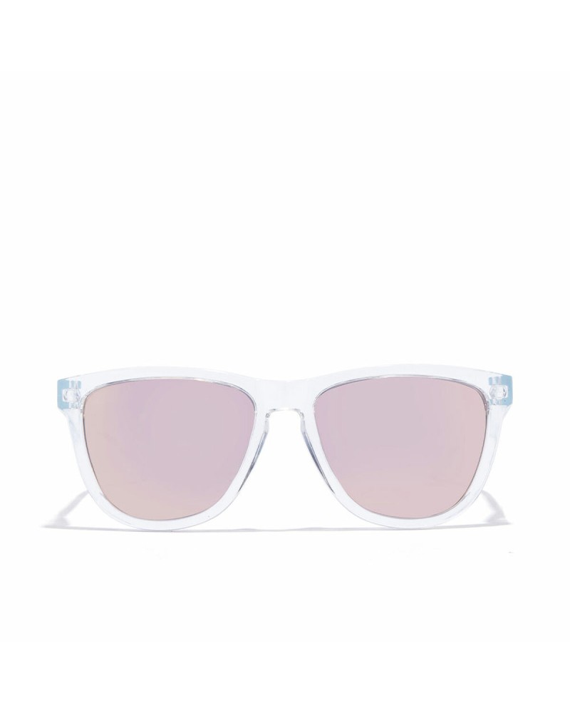 Hawkers One Raw: Occhiali da Sole Polarizzati Trasparente Oro Rosa (55.7mm)