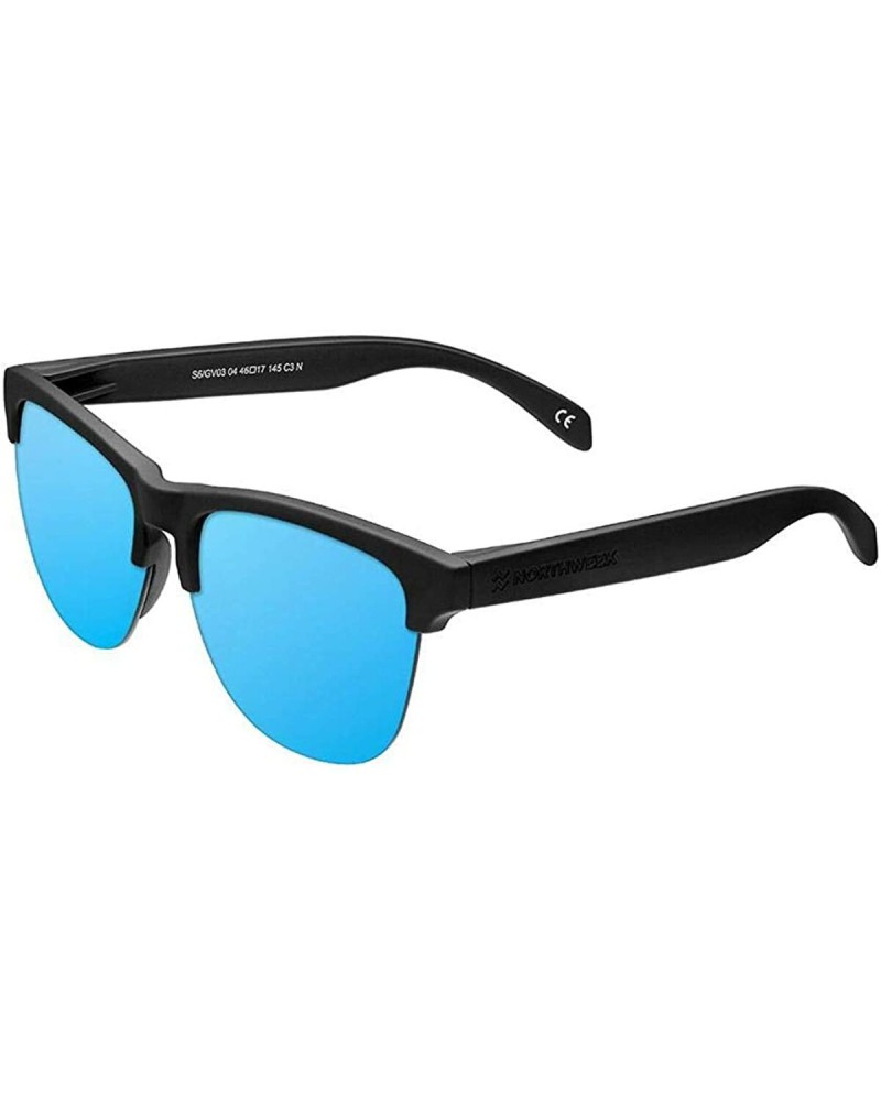 Northweek Gravity Deck: Occhiali da Sole Unisex Nero Azzurro (48.5mm)
