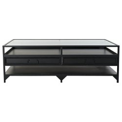 Table basse DKD Home Decor en Cristal et Métal : Design Élégant pour votre Salon
