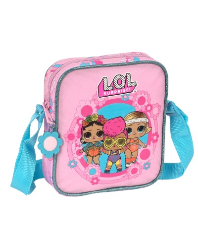 LOL Surprise! Bolso Bandolera Glow Girl - 16x18x4cm - Bolso de Moda para Niñas
