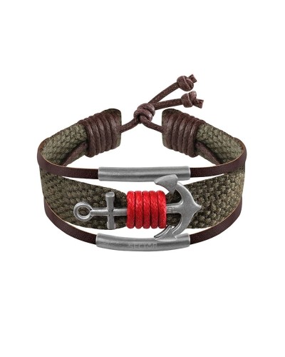 Bracelet Homme Sector RUDE Acier Noir Mailles - Style Audacieux
