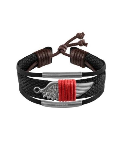 Sector RUDE Pulsera Hombre Acero Negro Malla Metálica - Estilo Urbano
