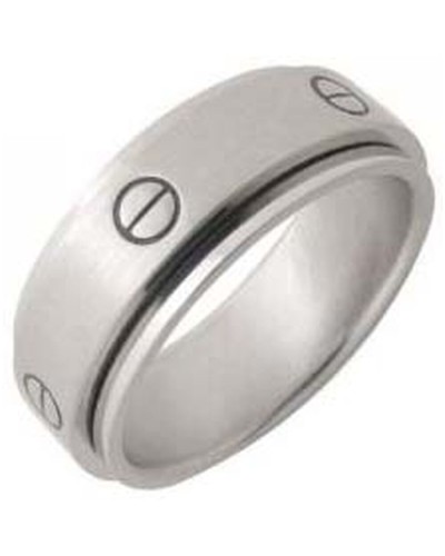 Manuel Zed Anello Donna SCRATCH - Argento 925, Design Moderno
