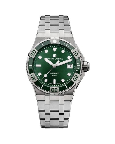 Maurice Lacroix Aikon #tide - Orologio Uomo Verde Acqua, Riciclato dall'Oceano 42mm
