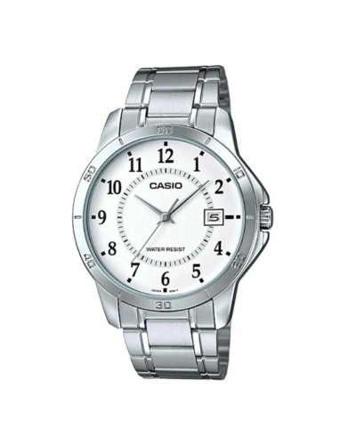 Casio Collection Reloj de Hombre Plateado, Ø 40mm/41.5mm, Diseño Clásico
