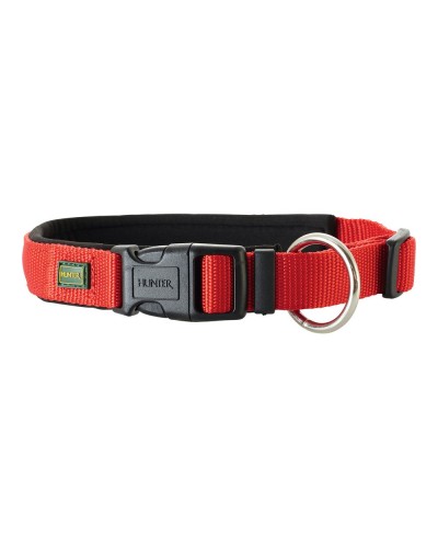 Hundhalsband Hunter Neopren Vario Röd