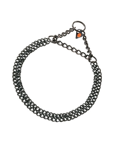 Collier étrangleur pour chiens Sprenger Double, 40 cm, réglable, résistant.

