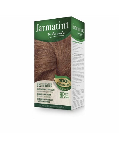 FarmaTint Helles Kupferblond 8R - Dauerhafte Gel Haarfarbe
