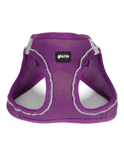Imbracatura per Cani Regolabile Gloria Air Mesh Trek Star, Viola, Taglia L (33,4-35 cm)