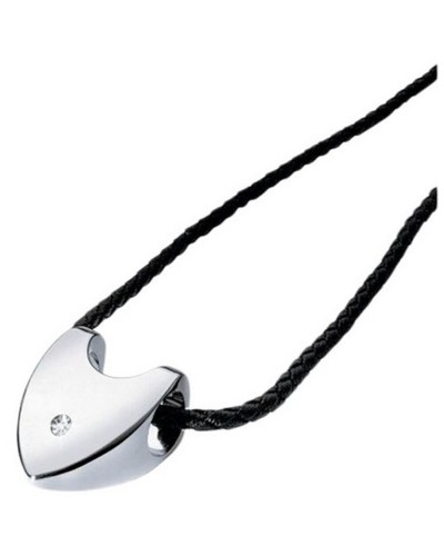 Morellato Pendentif Homme Bulles Coeur Acier - Idée Cadeau
