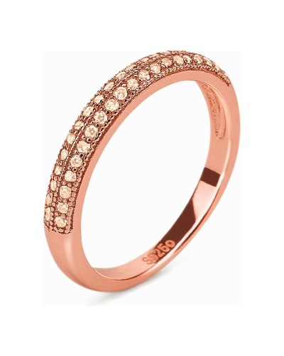 Folli Follie Anello Donna 3R16S040RS Acciaio Inossidabile Rosé
