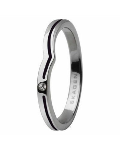 Anello Donna Skagen Elin Argento Sterling 925 Minimal Chic
