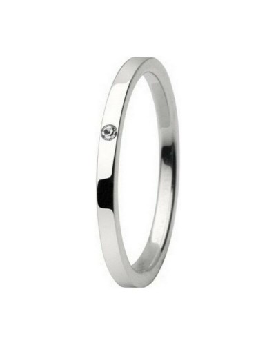 Women's Skagen Ring JRSS025SS Stainless Steel Silver Elegant
