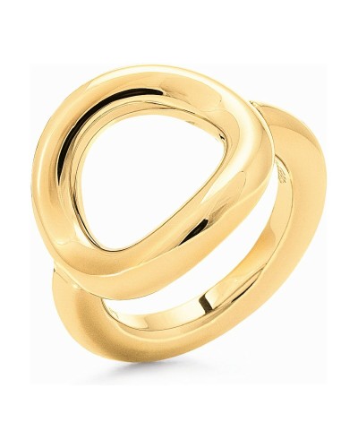 Folli Follie Damenring Gelbgold plattiert - Elegantes Designerschmuckstück
