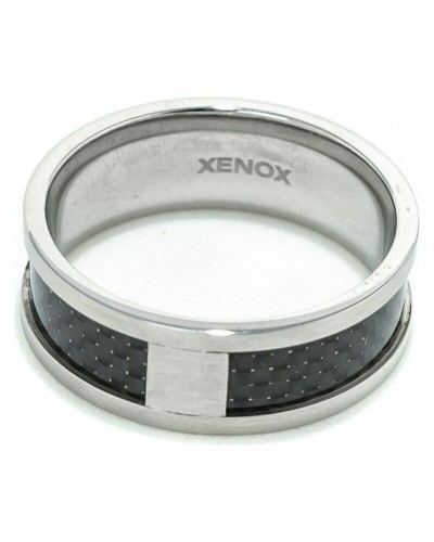 Anello Uomo Xenox X1482 Acciaio Inossidabile Argento Design Moderno
