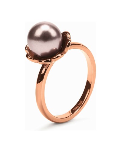 Folli Follie Bague Femme Rouge Or Rose - Bijou Tendance Design
