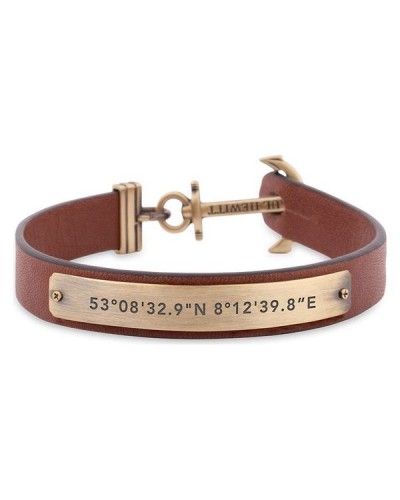 Paul Hewitt Armband Herren Leder Braun Anker Silber - Elegant und Robust
