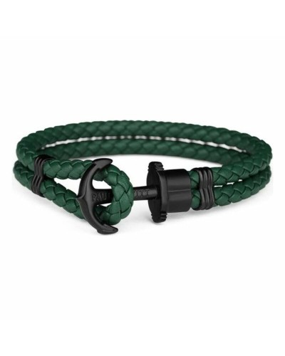 Paul Hewitt Bracelet Unisexe Noir Acier Ancre Or - Style Nautique
