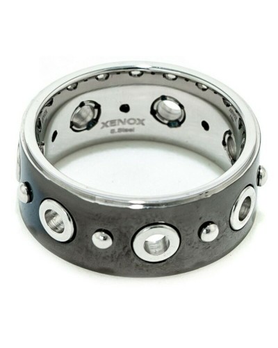 Xenox Women's Ring X1485 Black - Stainless Steel - Elegant and Fashionable
