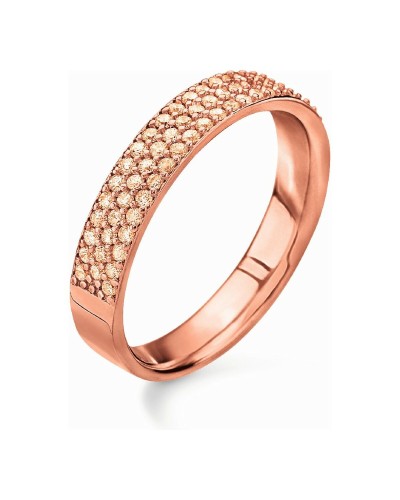 Folli Follie Bague Femme Rose Or 3R16S036RS - Élégante & Tendance
