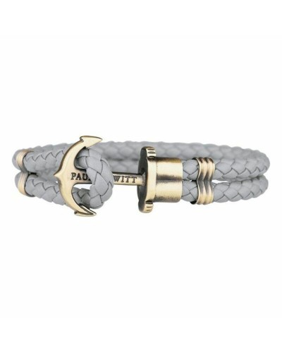 Paul Hewitt Bracciale Unisex Grigio M - Nautico Acciaio Ancoraggio
