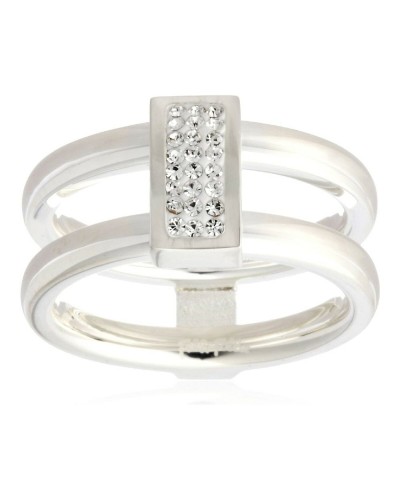 Folli Follie Anillo de Mujer Plata 3R13F010C - Elegante Joya
