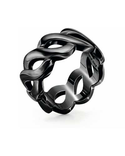 Folli Follie Bague Femme Or Rose Tendance - Taille 12 - Code 1R15T010K
