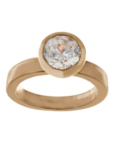 Folli Follie Anillo Mujer Oro Amarillo - Elegante y Refinado - Modelo 3R9S133YC
