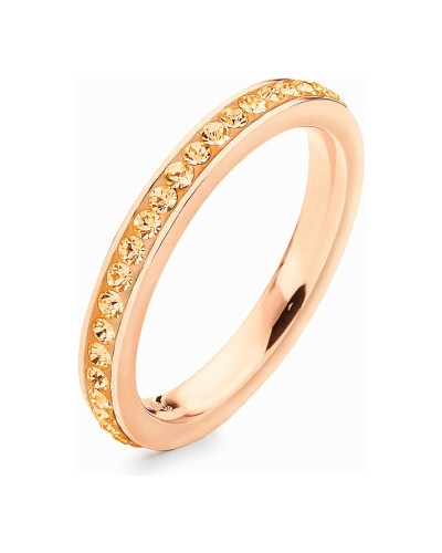 Folli Follie Bague Femme Rose [Code 3R13T008RS] - Accessoire de Mode Élégant
