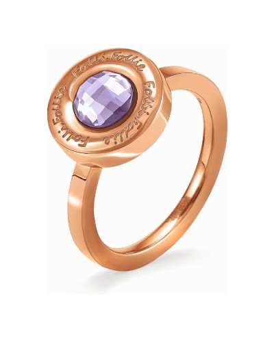 Folli Follie Anillo Mujer 3R15T002RX Rojo - Elegante Accesorio de Moda
