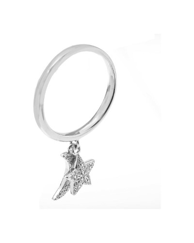 Folli Follie Bague Femme Argent 3R17S059C - Élégante et Raffinée
