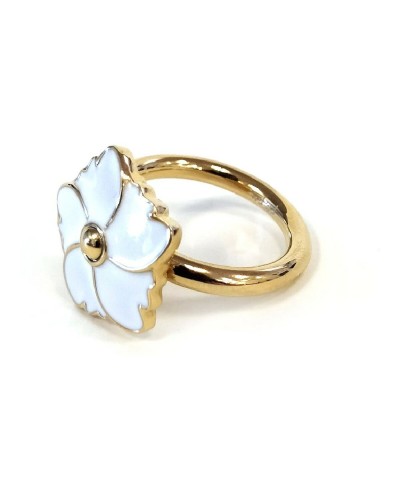 Folli Follie Damenring Goldfarben - Trendy Kollektion, Verstellbare Größe 3R19T009YW
