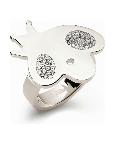 Folli Follie Women's Ring 3R1F013C Silver 925 Zirconia Elegant
