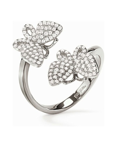 Folli Follie Bague Femme Argent 3R17S014C - Élégante et Raffinée
