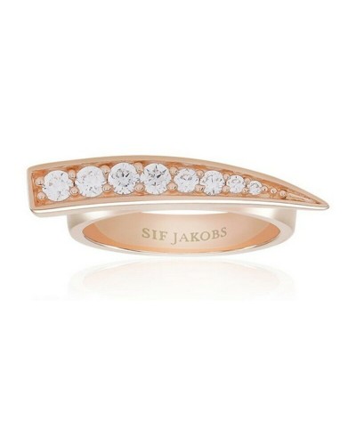 Sif Jakobs Anillo de Mujer R1010-CZ-RG Oro Rosa Circonitas Elegante
