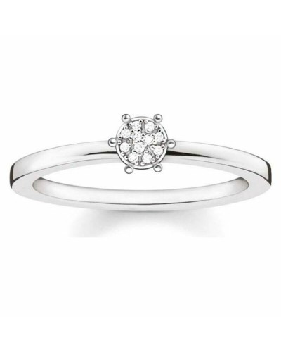 Thomas Sabo Bague Argent 925 Zircones DT0012725145 - Élégant et Raffiné
