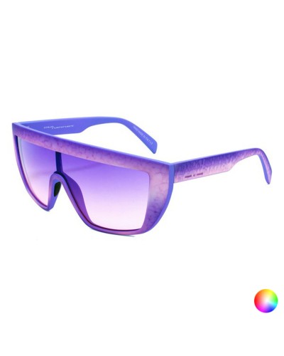 Italia Independent Gafas de Sol Hombre - Montura Negra, Lentes Grises
