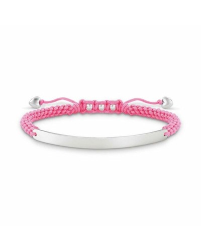 Thomas Sabo Pulsera Mujer Plata Rosada Ajustable 16-21cm
