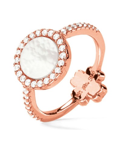 Follie Follie Bague Femme Or Rose Cristaux - Bijou Élégant 3R18S042RWC
