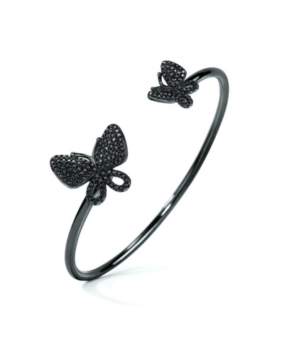 Folli Follie Pulsera Plata Mariposas Ø55mm - Joya Mujer Elegante
