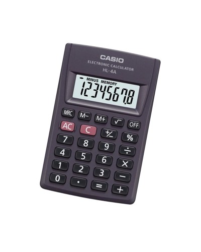 Laskin Casio HL-4A Harmaa Hartsi 8 x 5 cm