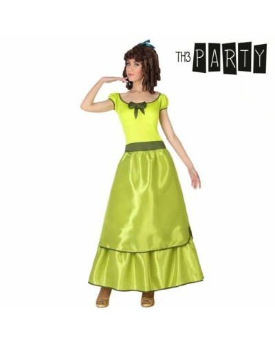 Disfraz de Dama del Sur Adulto - Vestido de Carnaval Mujer Elegante Talla M
