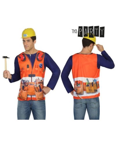 Th3 Party T-shirt Adulte Orange - Coton Respirant - Sport & Loisirs
