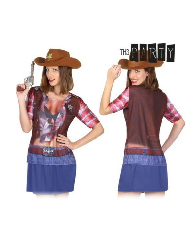 Th3 Party T-shirt Adulte C866 Marron - Coton Respirant, Décontracté
