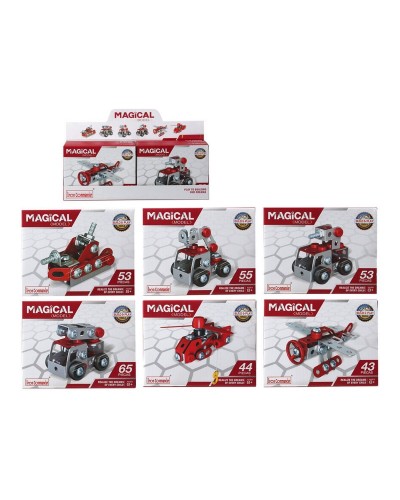 Magical Bodel Set Construcciones Rojo 14x10 cm - Juego Creativo
