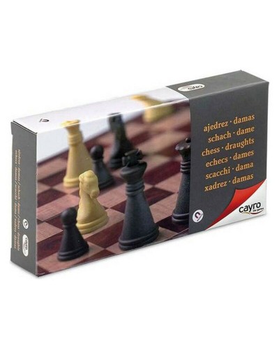 Schaken en Dammen Spelbord Magnetic Cayro C450 Plastic (16 x 16 cm)