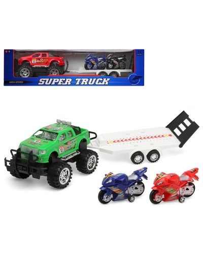 Super Truck Set Véhicules Jouets - Camion, Bulldozer & Bétonnière
