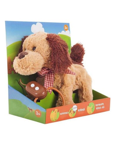 Peluche Perrito Marrón Suave - 22cm - Juguete para Niños
